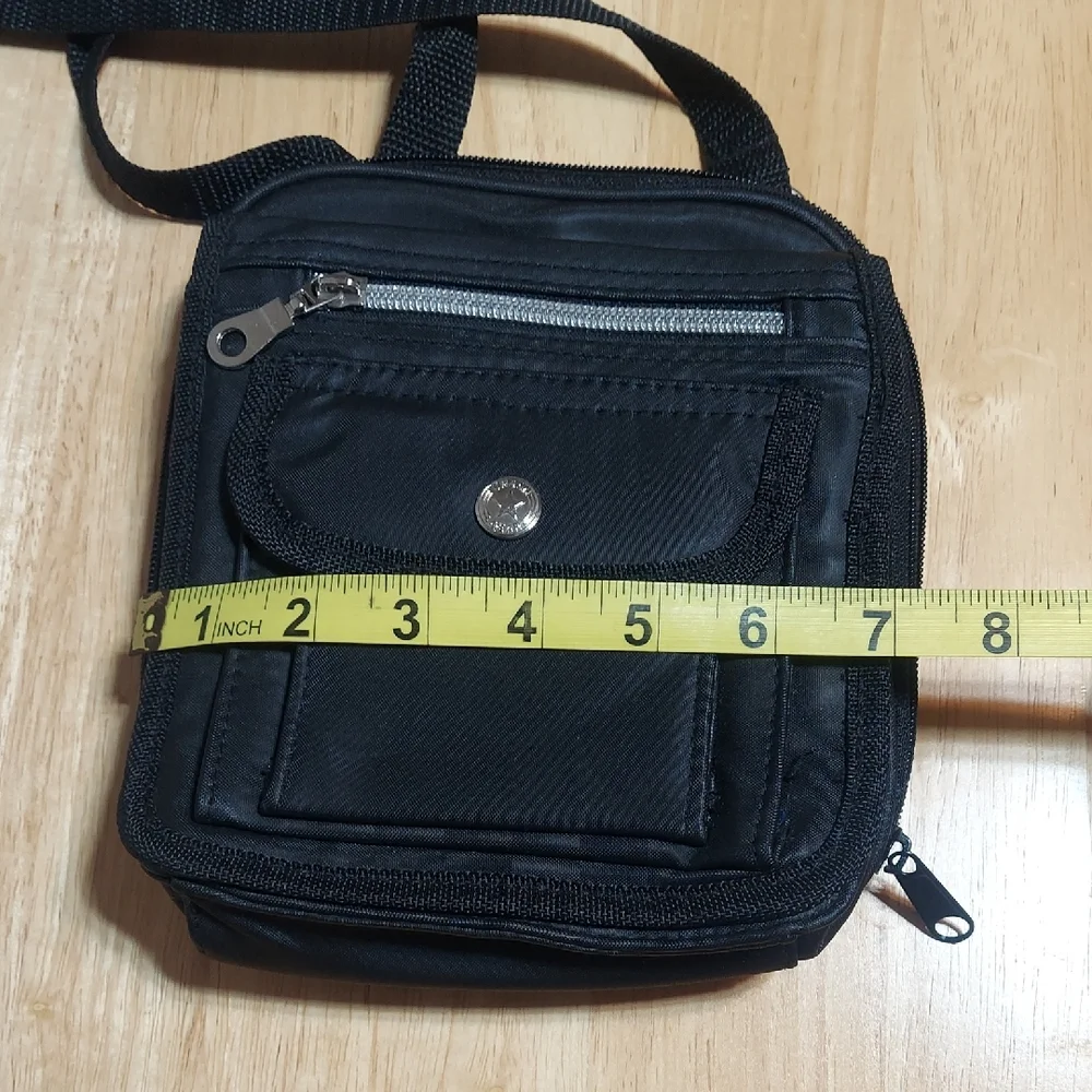 Urban Gear Black Nylon Crossbody Travel Bag - NWOT 7